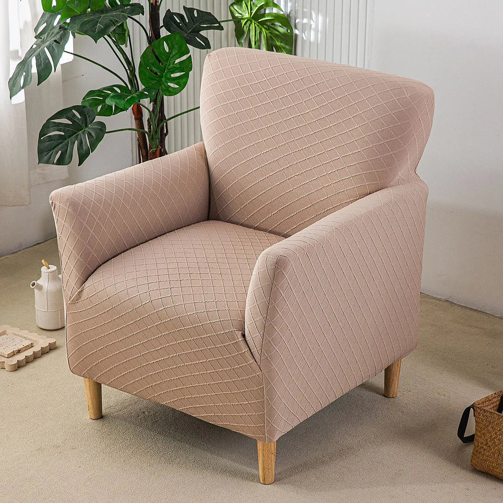 Housse Fauteuil Jacquard Antidérapante