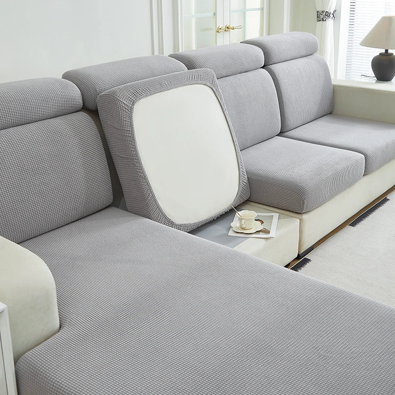 Housse Jacquard Élégante pour Protection de Sofa