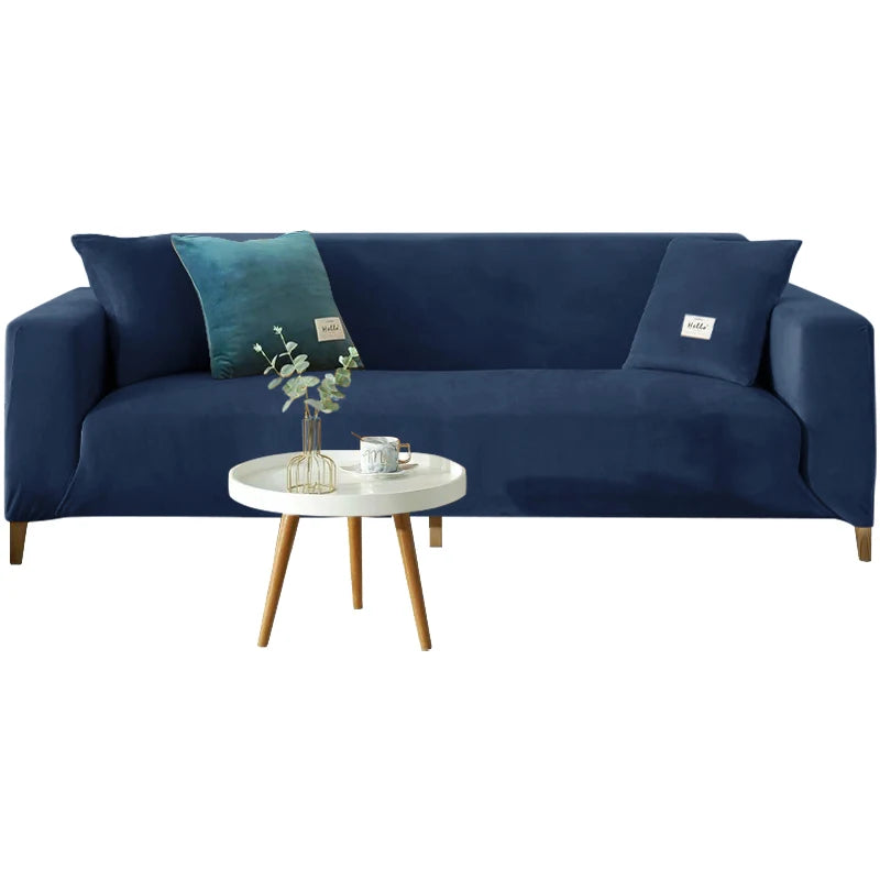 Housse Canapé Velours Doux Extensible – Protection Élégante