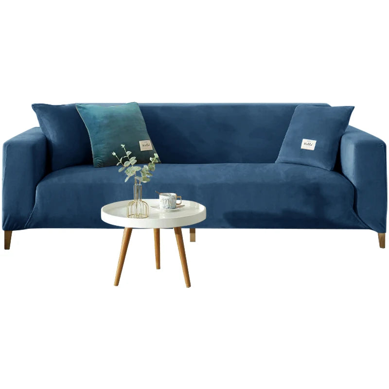 Housse Canapé Velours Doux Extensible – Protection Élégante