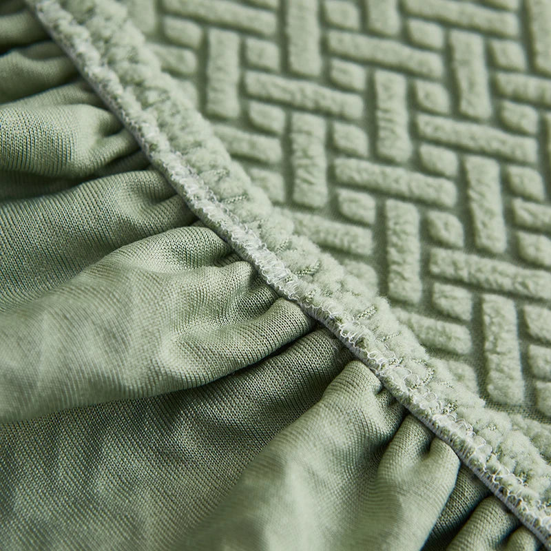 Housse de Canapé Jacquard Demi-Couverture Extensible