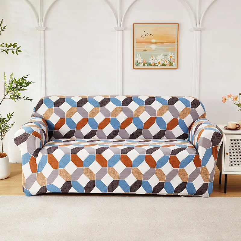 Housse de Canapé Extensible à Motifs Floraux – Protection Intégrale