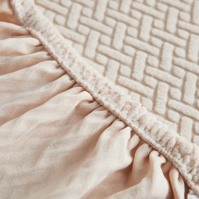 Housse de Canapé Jacquard Demi-Couverture Extensible