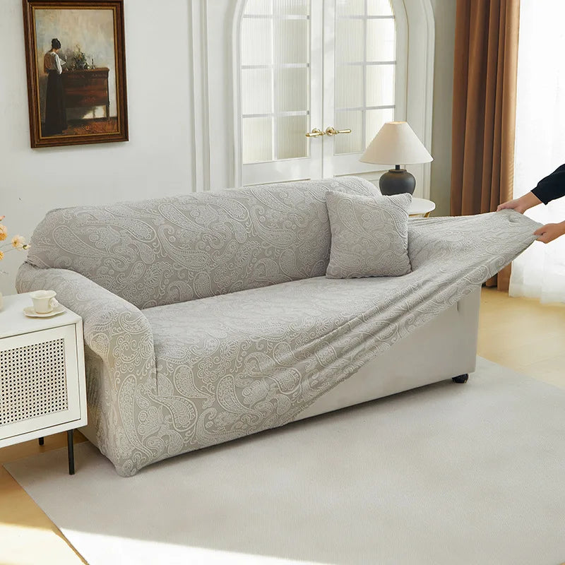 Housse de Canapé Jacquard Style Européen