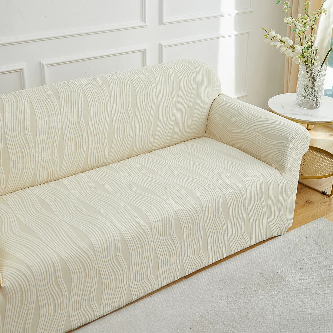 Housse de Canapé Extensible Jacquard