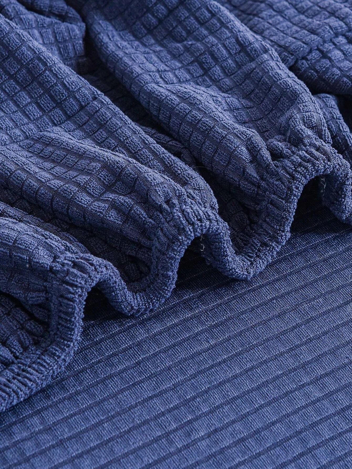 Housse de Canapé Jacquard Demi-Couverture Antidérapante