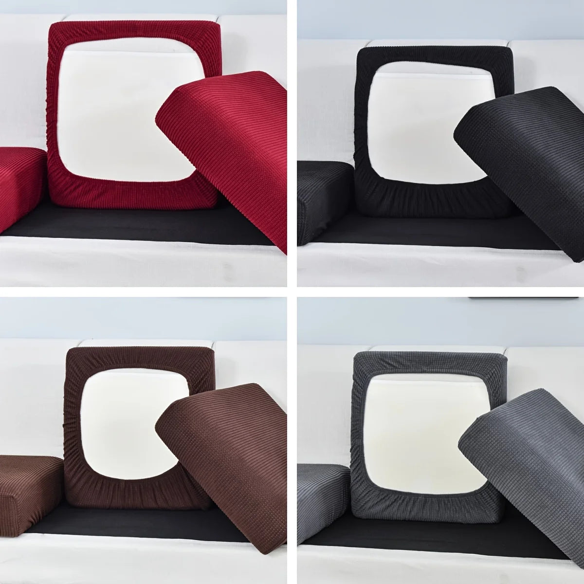 Housse Jacquard Élégante pour Protection de Sofa