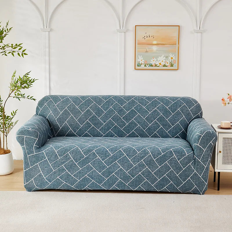Housse de Canapé Extensible à Motifs Floraux – Protection Intégrale