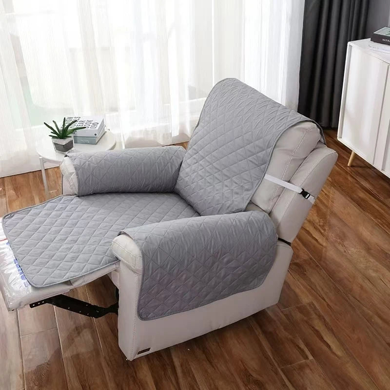 Housse de Fauteuil Matelassée Unie – Protection Assise et Dossier