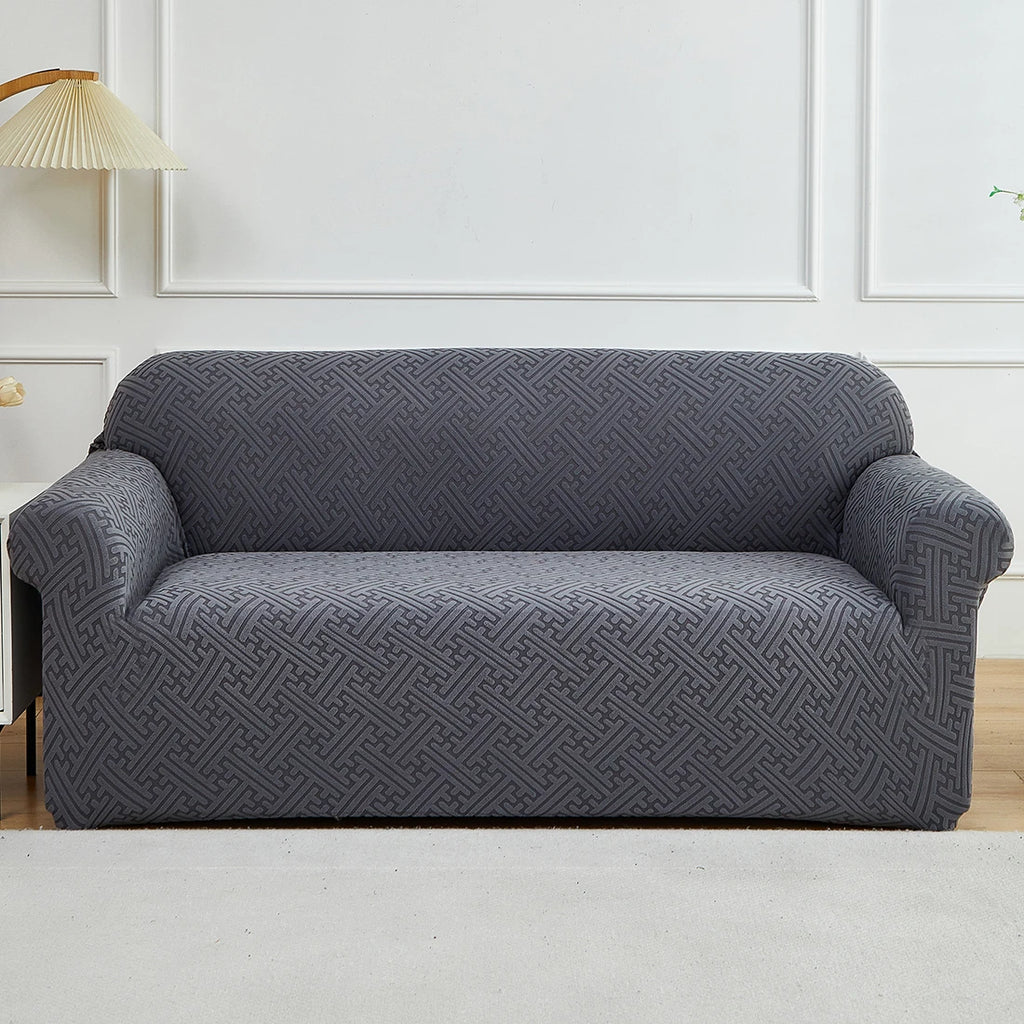 Housse de Canapé Jacquard Extensible – Style Élégant et Ajustement Facile