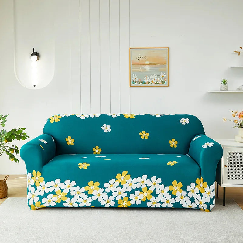 Housse de Canapé Extensible Fleurie – Protection Imprimée