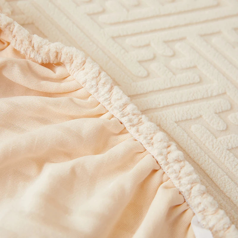 Housse de Canapé Jacquard Demi-Couverture Extensible