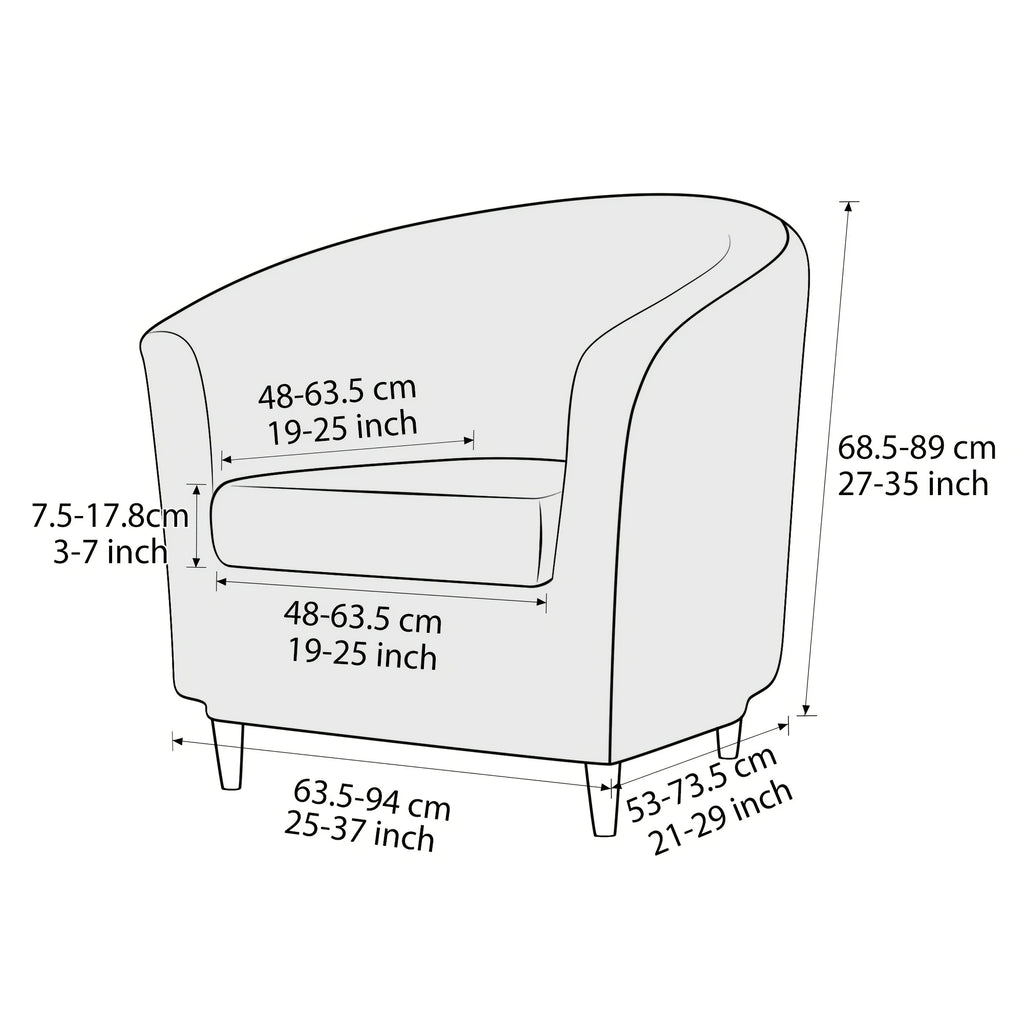 Housse Extensible Velours pour Accoudoir de Fauteuil – Protection Antidérapante