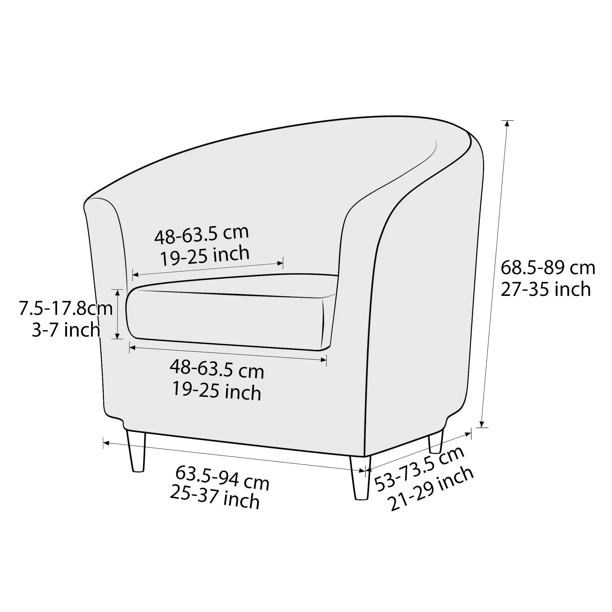 Housse Extensible Velours pour Accoudoir de Fauteuil – Protection Antidérapante