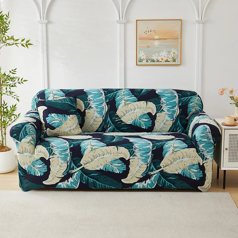 Housse de Canapé Extensible à Motifs Floraux – Protection Intégrale
