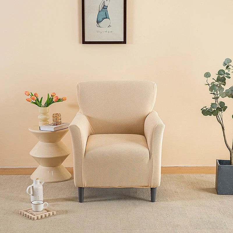 Housse Extensible Jacquard pour Fauteuil – Anti-Glisse & Imperméable