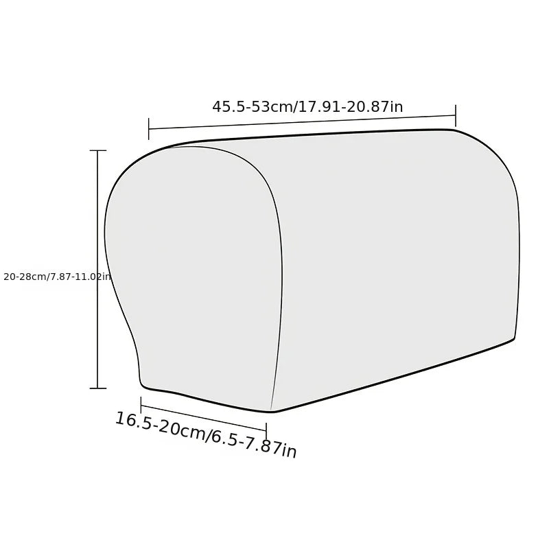 Housse Jacquard Protectrice pour Accoudoir de Canapé