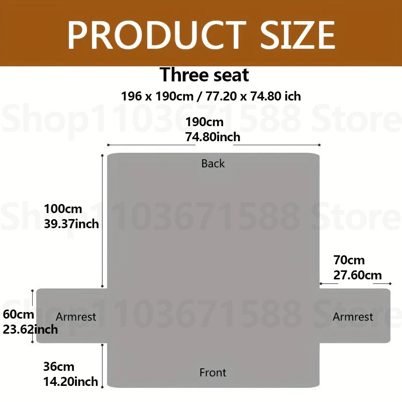 Housse Matelassée Antidérapante pour Canapé