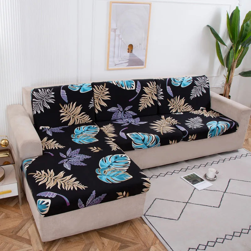 Housse de Siège de Canapé Géométrique Extensible