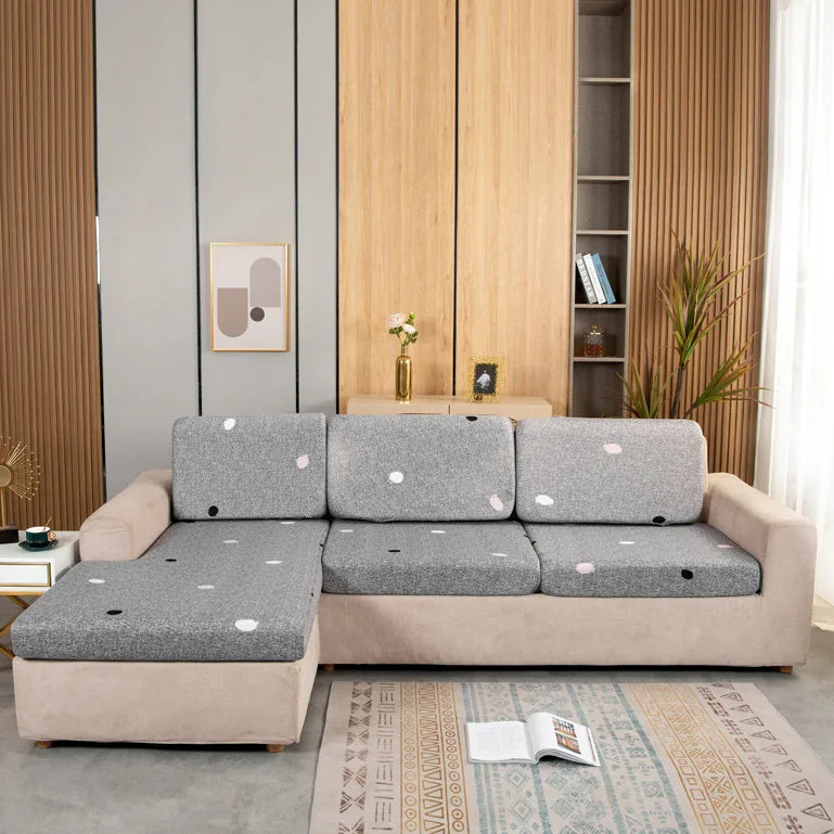Housse de Siège de Canapé Géométrique Extensible