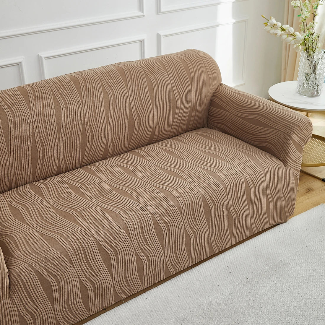 Housse de Canapé Extensible Jacquard