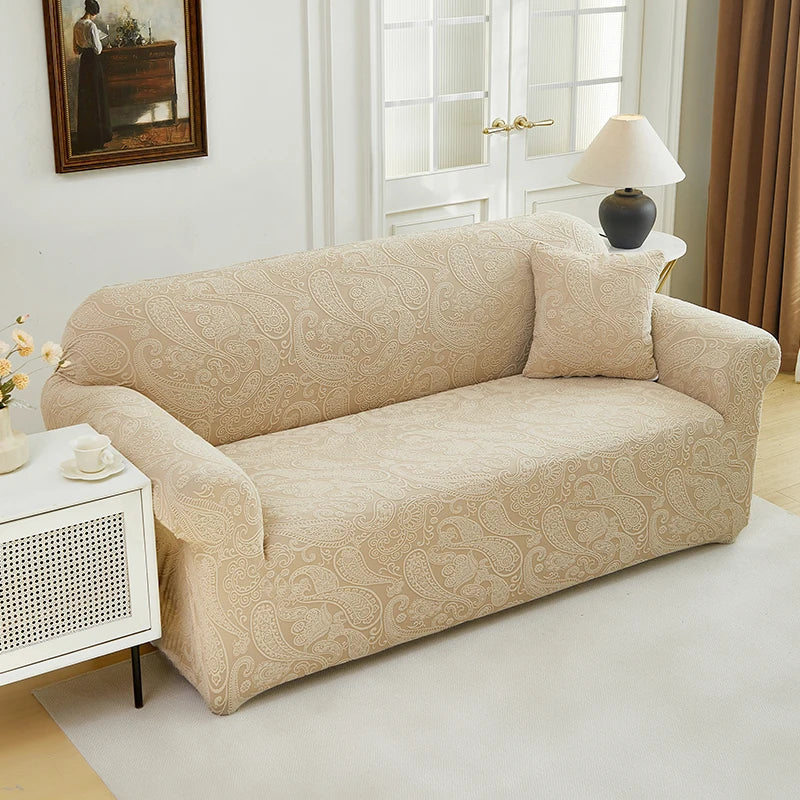 Housse de Canapé Jacquard Style Européen
