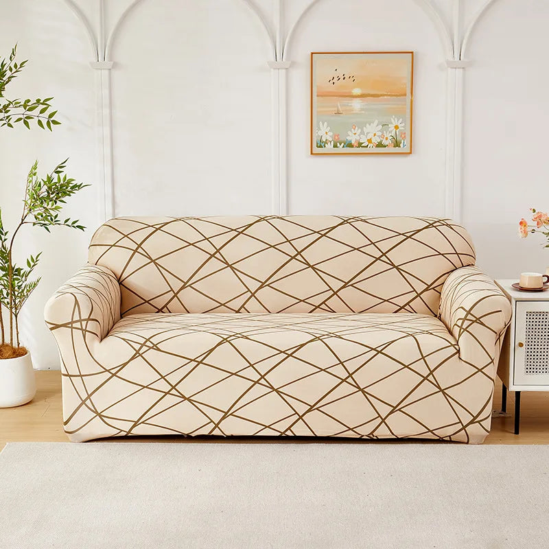 Housse de Canapé Extensible à Motifs Floraux – Protection Intégrale