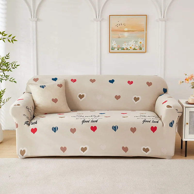 Housse de Canapé Extensible à Motifs Floraux – Protection Intégrale