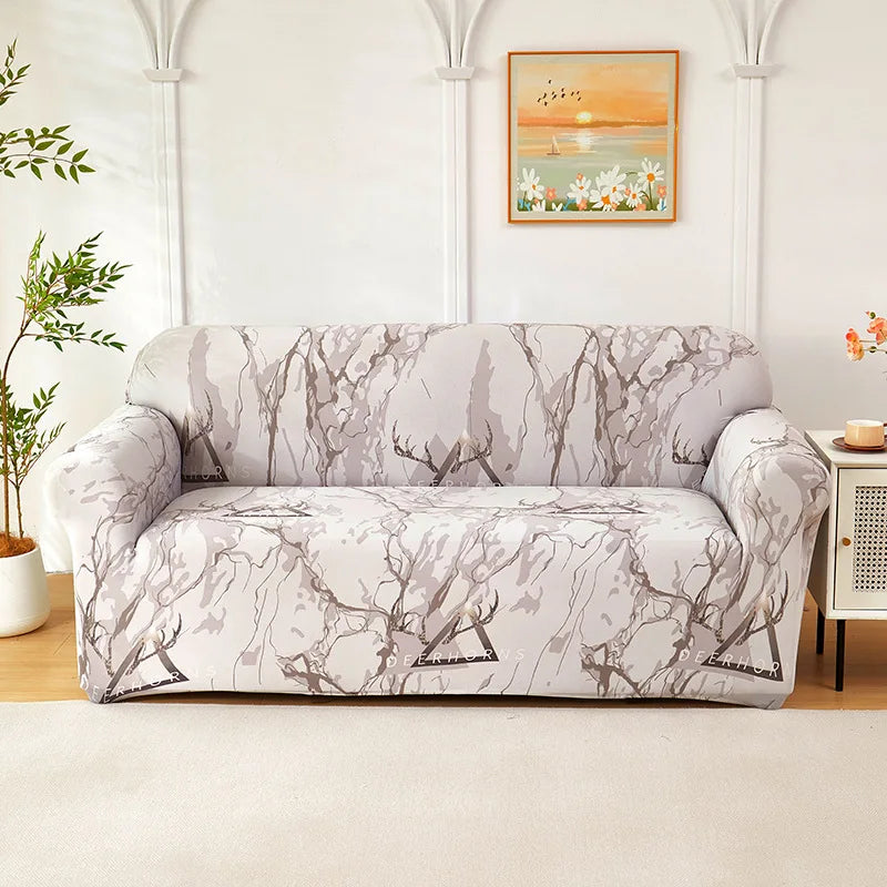 Housse de Canapé Extensible à Motifs Floraux – Protection Intégrale