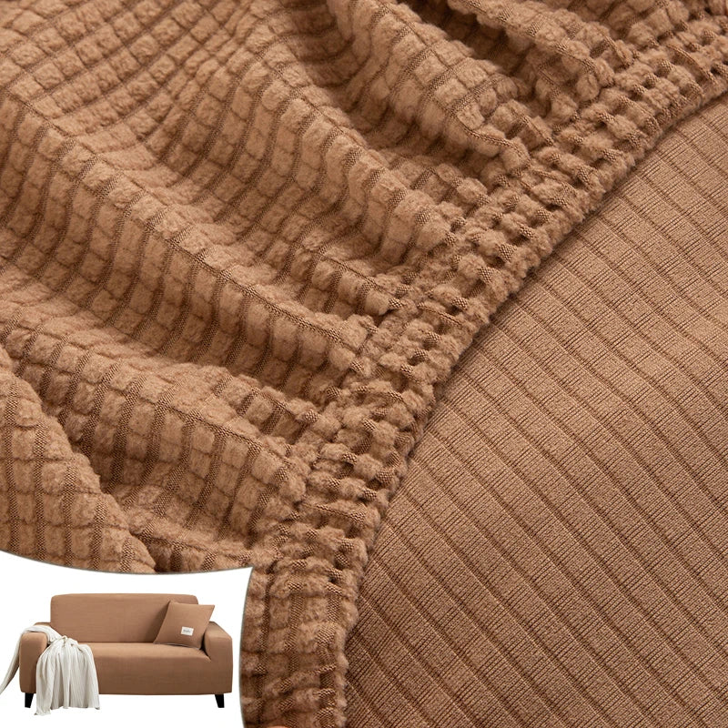 Housse de Canapé Jacquard Extensible – Protection Textile Ajustable