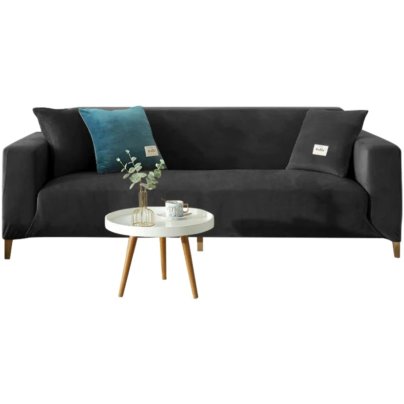 Housse Canapé Velours Doux Extensible – Protection Élégante