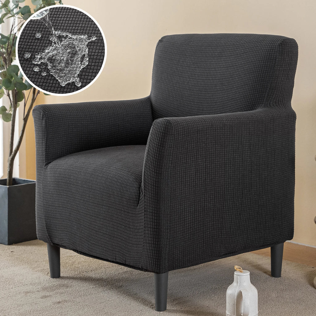 Housse Extensible Jacquard pour Fauteuil – Anti-Glisse & Imperméable