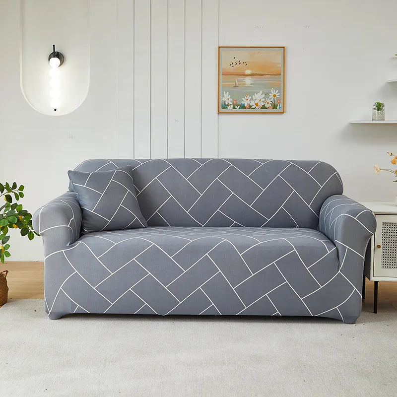 Housse de Canapé Extensible Fleurie – Protection Imprimée