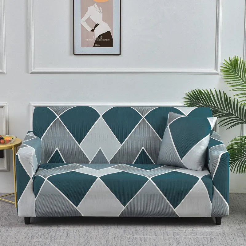Housse de Canapé Extensible à Motifs Floraux Modernes