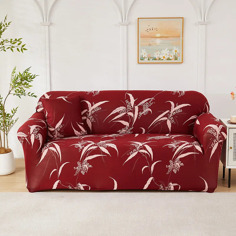 Housse de Canapé Extensible à Motifs Floraux – Protection Intégrale