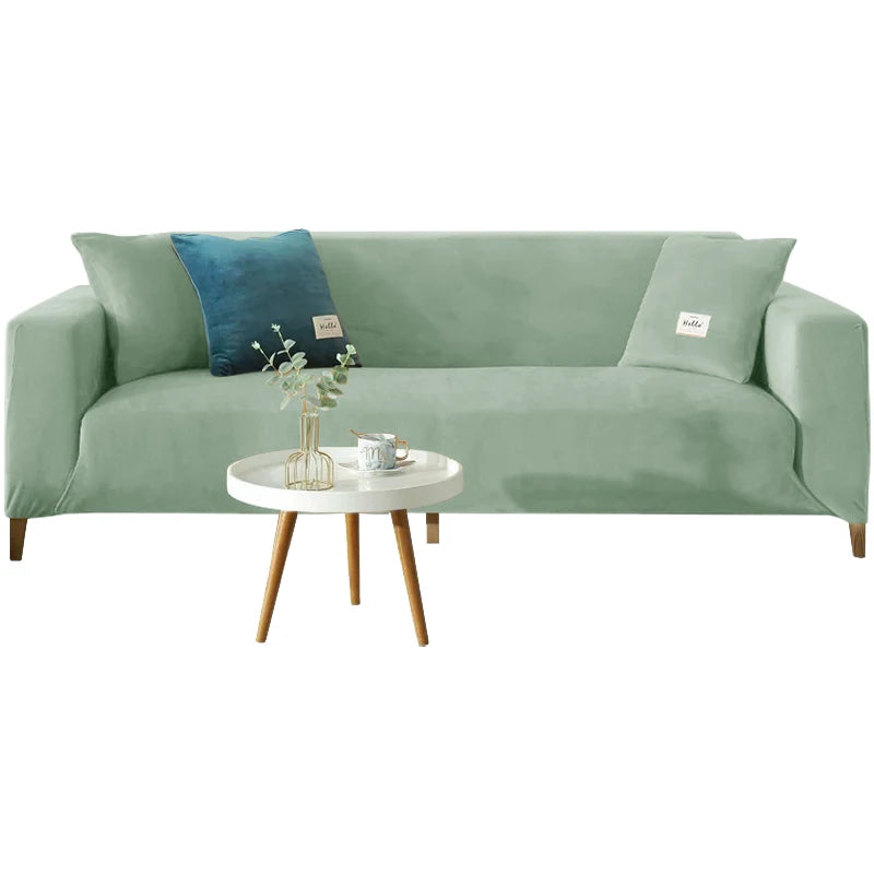 Housse Canapé Velours Doux Extensible – Protection Élégante