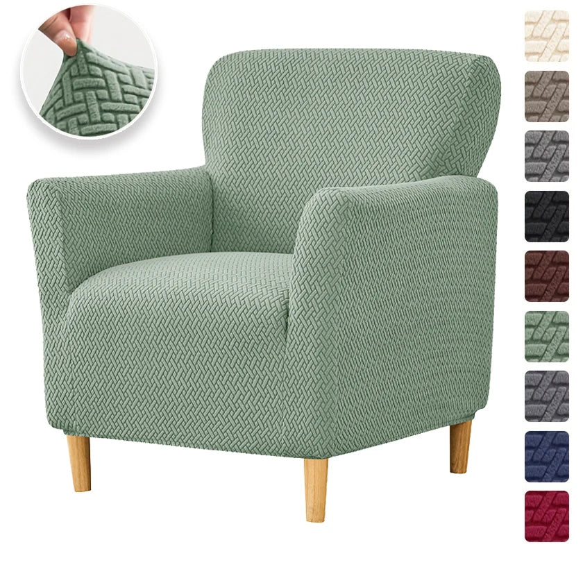 Housse d’Accoudoir Imperméable Jacquard Extensible