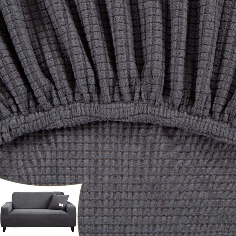 Housse de Canapé Jacquard Extensible – Protection Textile Ajustable