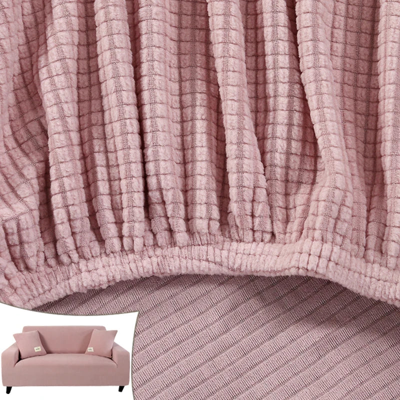 Housse de Canapé Jacquard Extensible – Protection Textile Ajustable