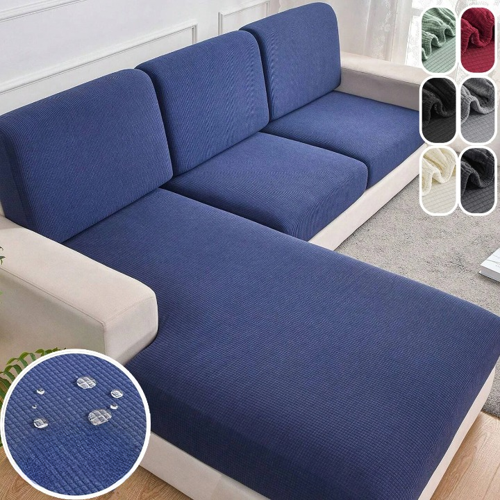 Housse de Canapé Jacquard Demi-Couverture Antidérapante