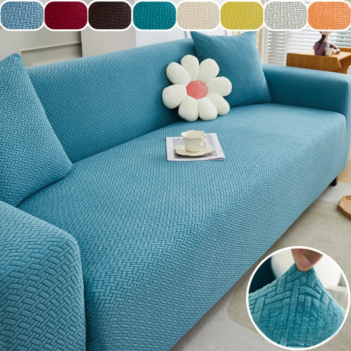 Housse de Canapé Jacquard Tissé Extensible