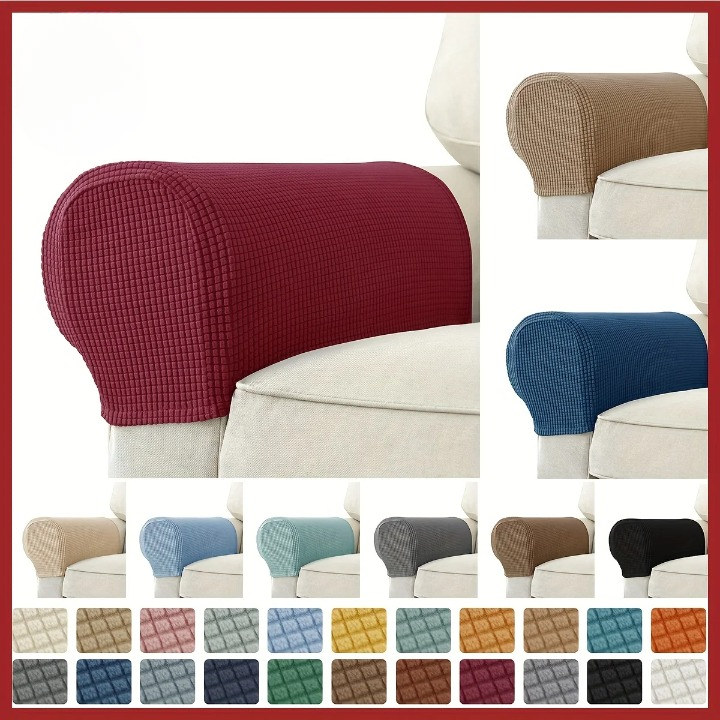 Housse Jacquard Protectrice pour Accoudoir de Canapé