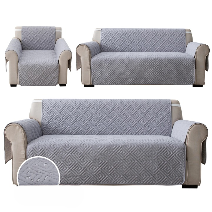 Housse Matelassée Antidérapante pour Canapé – Protection Douce et Ajustable